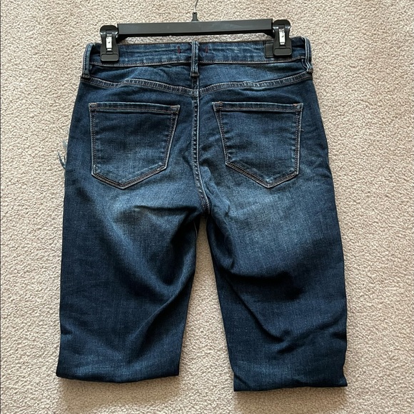 Dear John Gisele High Rise Jean with Frayed Hem - Color Dark Wash Size 26 - Picture 5 of 10